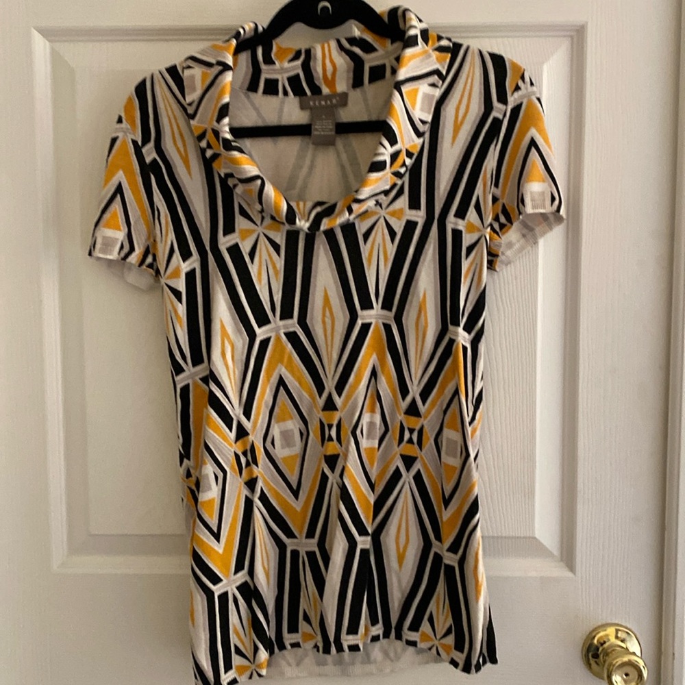 Short sleeve print shirt